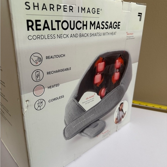 Sharper image real touch heated rechargeable cordless massager - Picture 2 of 6